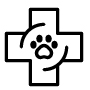 Pet insurance cross icon